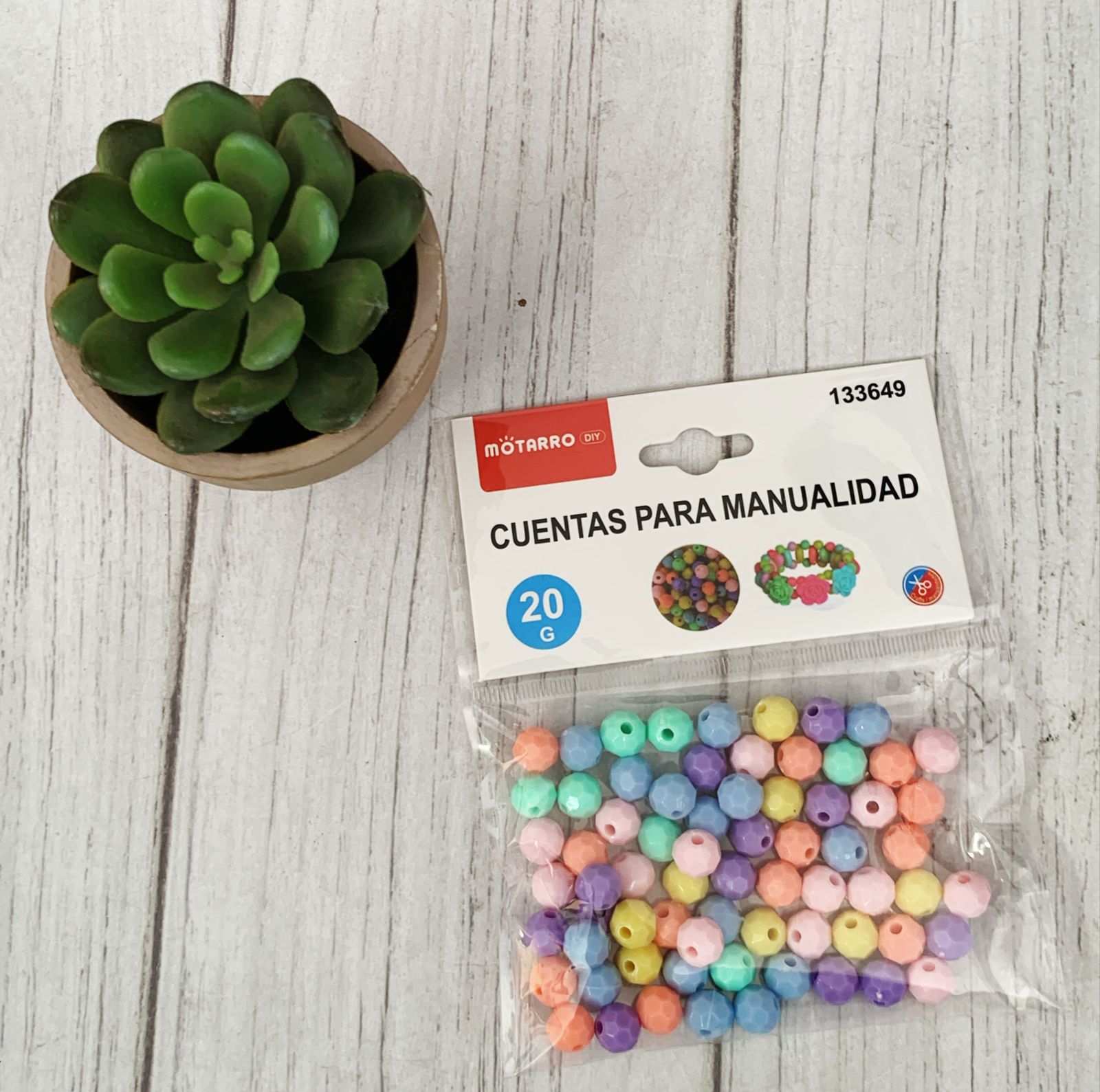 Cuentas Plasticas 20g Motarro