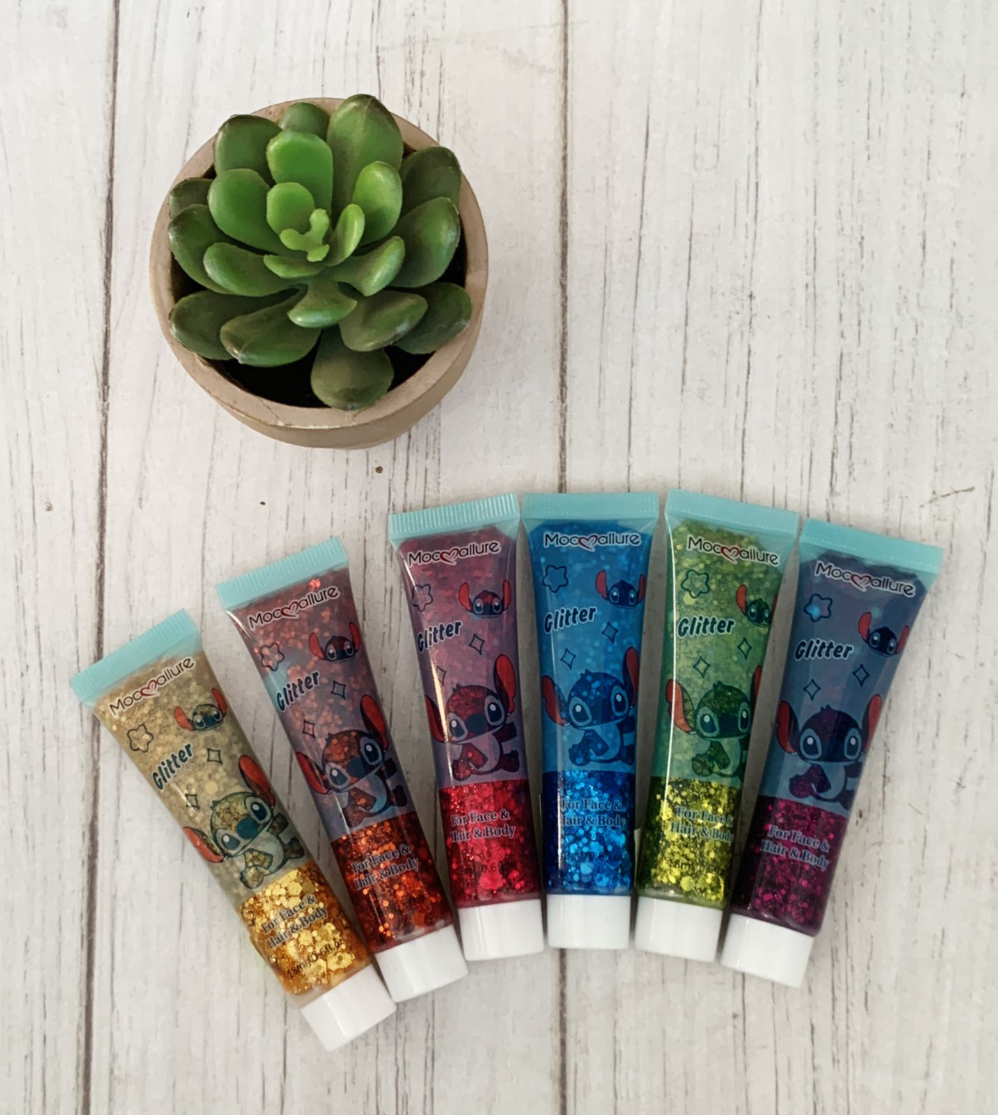 Glitter Para La Cara Stitch
