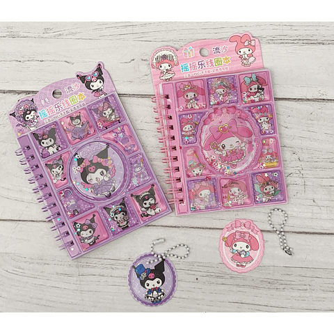 Libreta Espiral Con Agua Sanrio 