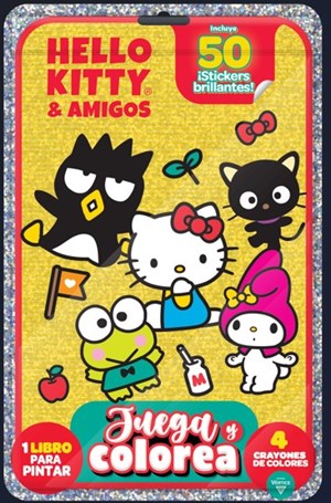 Set Para Colorear Hello Kitty y Amigos