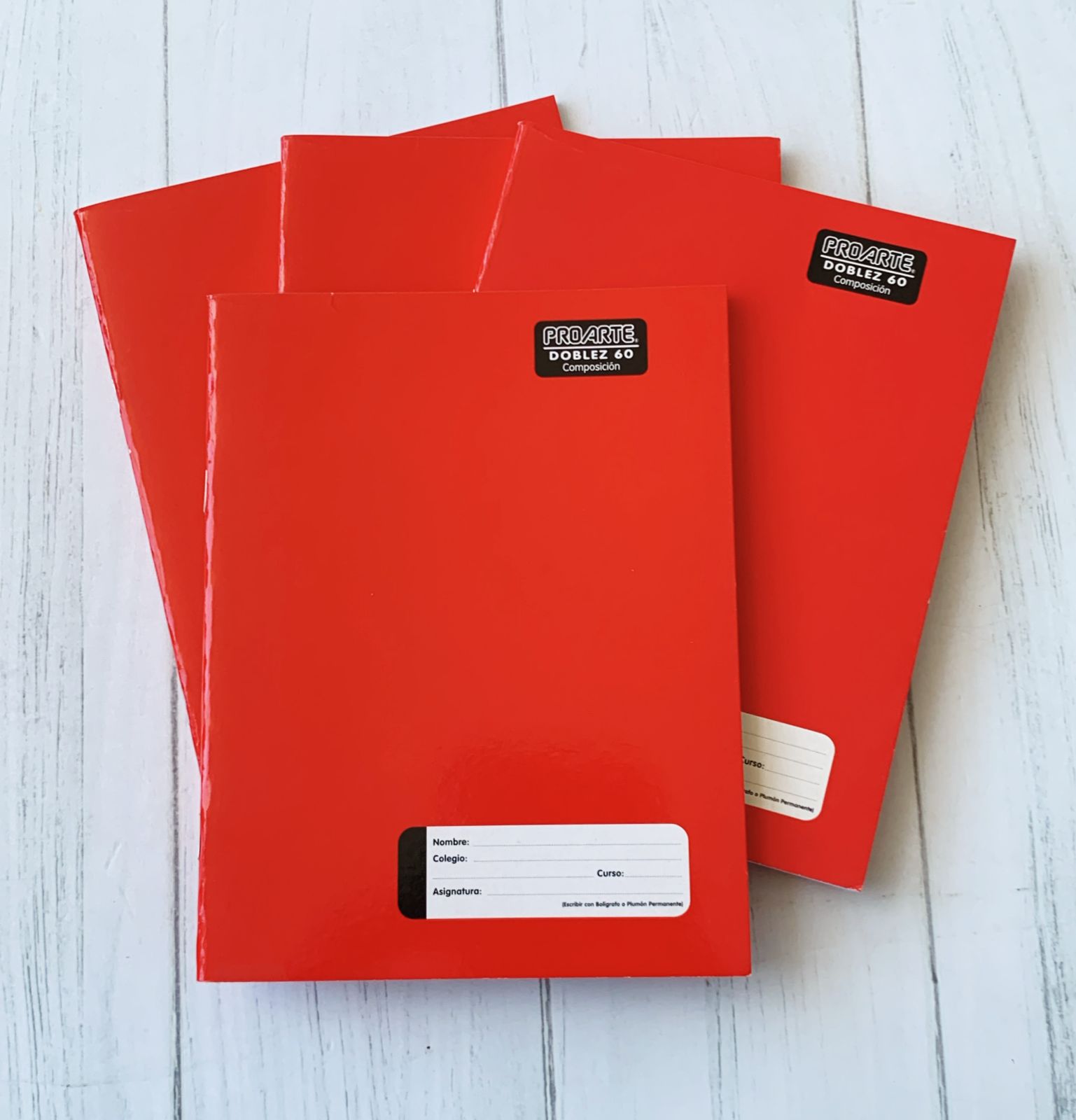 Cuaderno Doblez 60 Hjs Composición Proparte