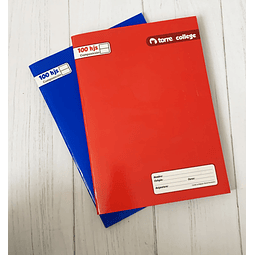 Cuaderno College 100 Hojas Líneas Torre