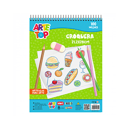 Croquera Carta 21.2 X 28 Cms 100 Hjs Arte Top