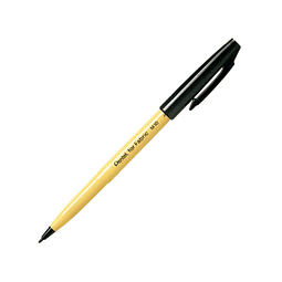Plumón Para Telas Negro Pentel