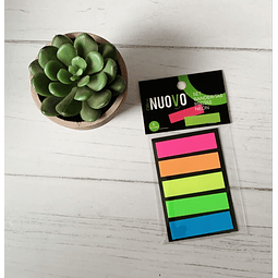 Banderitas Rectas 5 Colores Neón Nuovo