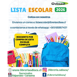 LISTA ESCOLAR 2026