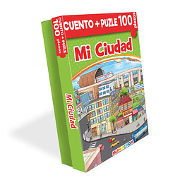 Cuento Mas Puzzle Mi Ciudad 100 Piezas Mundicrom