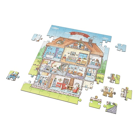 Cuento Mas Puzzle Mi Casa 100 Piezas Mundicrom