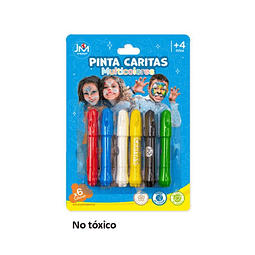 Pinta Cara 6 Colores Jm