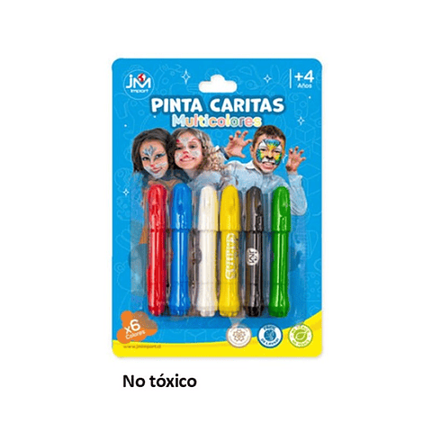 Pinta Cara 6 Colores Jm