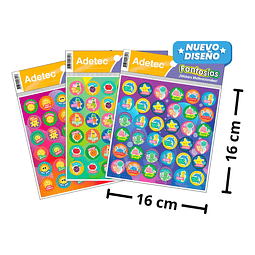 Etiqueta Escolar Diseño Incentivo 2 Hjs Adetec