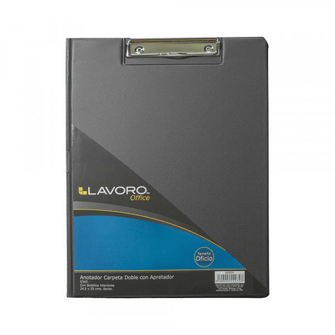 Tabla Con Apretador Doble Oficio Negro Lavoro