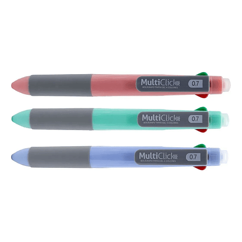 Lápiz Pasta Multicolor Borrable 4 Colores Adetec