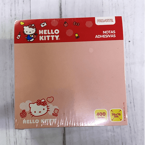 Taco Nota Adhesiva 400 Hjs Proarte Hello Kitty