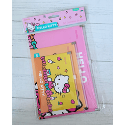 Set 3 Carpetas Zipper Hello Kitty Proarte