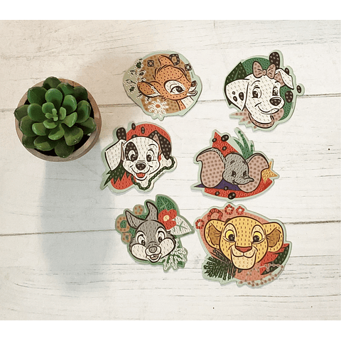 Set Magneticos Con Pinta Diamantes Proarte Disney Clasicos