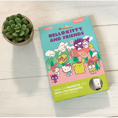 Set Magneticos Con Pinta Diamante Proarte Hello Kitty And Friends