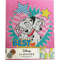 Set Pinta Con Diamantes 40 X 50 Proarte Cclasicos Disney