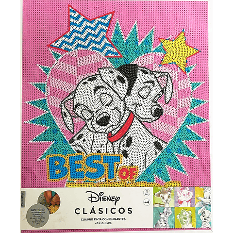 Set Pinta Con Diamantes 40 X 50 Proarte Cclasicos Disney