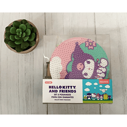 Set Posavasos Pinta Con Diamantes Proarte Friends