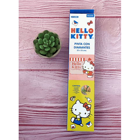 Set Pinta Con Diamantes 25 X 25 Proarte Hello Kitty