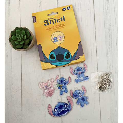Set Llavero Pinta Con Diamantes Proarte Stitch