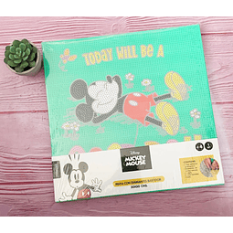 Set Pinta Con Diamantes 30 x 30 Proarte Mickey Mouse