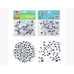 Set Oojos Locos Diferentes Tamaños 120 Un Arte Top