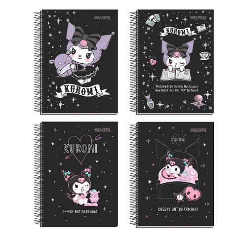 Cuaderno Triple 150 Hjs 7 Mm Proaarte Kuromi