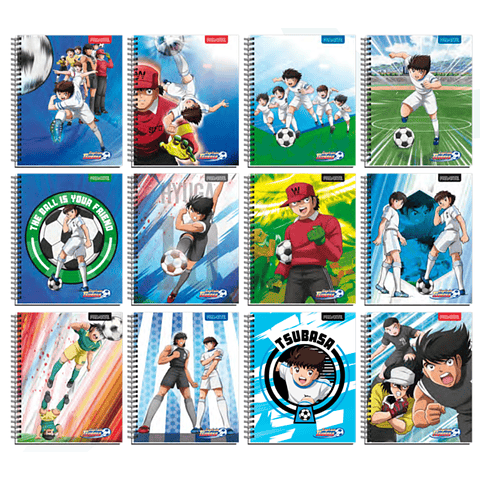 Cuaderno Universitario 100 Hjs 7 Mm Proarte Super Campeones