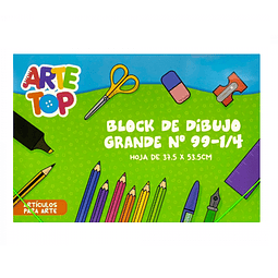 Block Dibujo Medio 99 1/4 Arte Top