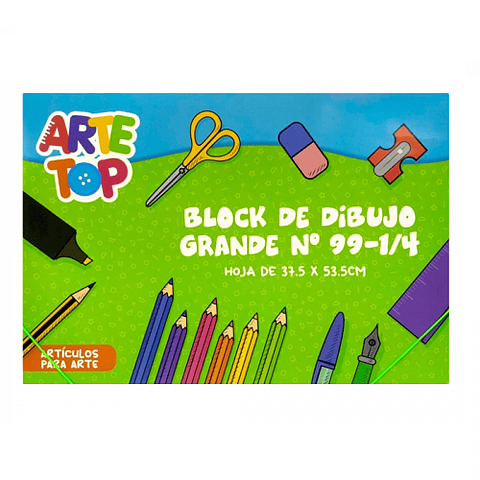 Block Dibujo Medio 99 1/4 Arte Top