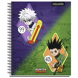 Cuaderno Universitario 100 Hjs 7 Mm Proarte Hunter x Hunter