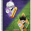 Cuaderno Universitario 100 Hjs 7 Mm Proarte Hunter x Hunter