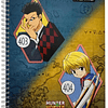 Cuaderno Universitario 100 Hjs 7 Mm Proarte Hunter x Hunter
