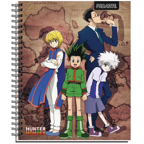 Cuaderno Universitario 100 Hjs 7 Mm Proarte Hunter x Hunter