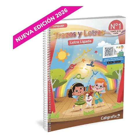 Libro Trazos y Letras Nº1 Caligrafix
