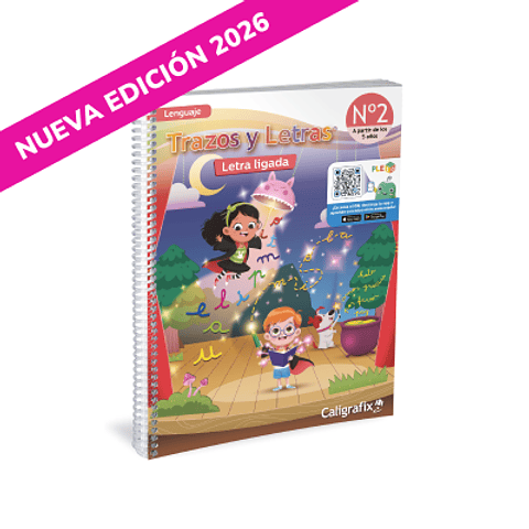 Libro Trazos y Letras Nº2 Caligrafix 