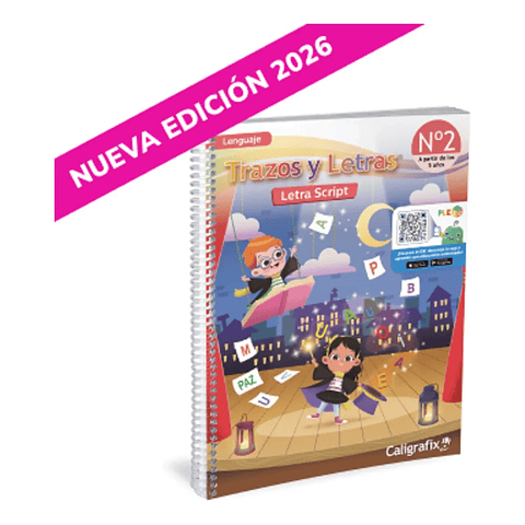 Caligrafix Trazos y Letras 2. Script Kinder