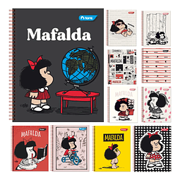 Cuaderno Universitario 100 Hjs 7 Mm Torre Mafalda