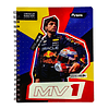 Cuaderno Universitario 100 Hjs 7 Mm Torre Redbull Racing