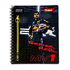 Cuaderno Universitario 100 Hjs 7 Mm Torre Redbull Racing