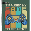 Cuaderno Universitario 100 Hjs 7 Mm Arte Top Gamer	