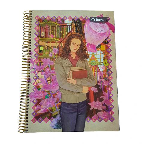 Cuaderno Triple Harry Potter 7mm 150 Hjs Torre 