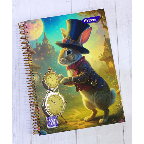 Cuaderno Triple 150 Hjs 7 Mm Torre Wonderland