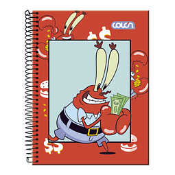 Cuaderno Triple 150 Hjs 7 Mm Colón Bob Esponja