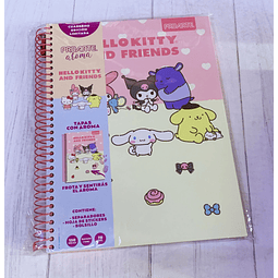Cuaderno Carta 150 Hjs 7 Mm Proarte Hello Kitty Con Aroma