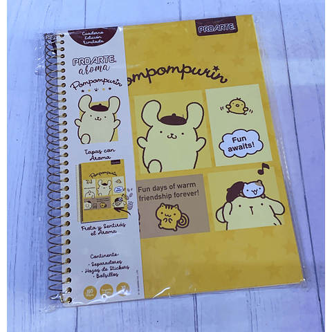 Cuaderno Carta 150 Hjs 7 Mm Proarte Hello Kitty Con Aroma
