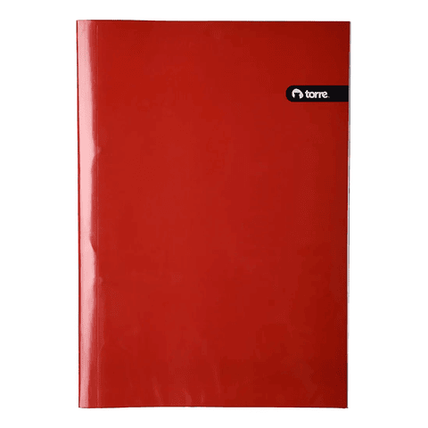 Carpeta Plastificada C/Acco Plastico Torre Rojo