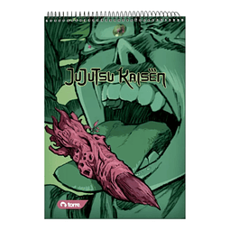 Croquera Oficio 21 x 32 Cms Torre Jujutsu Kaysen